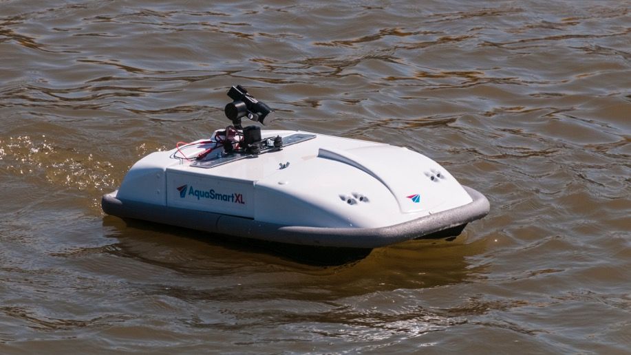 荷蘭港口水上無人機