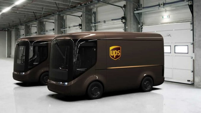 UPS 的電動貨車