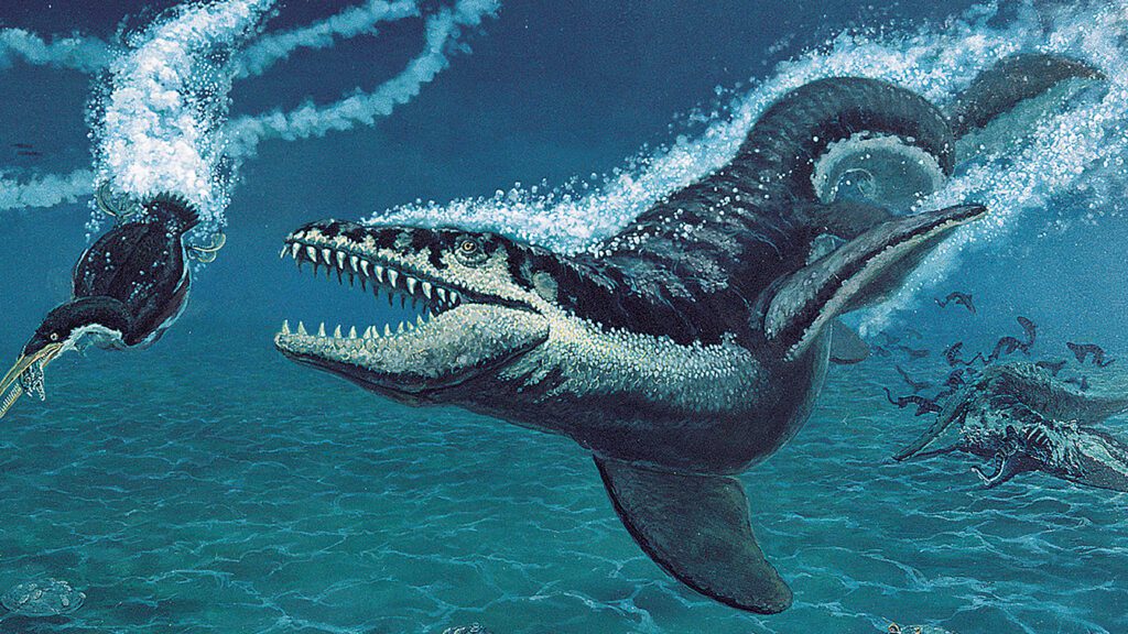 新發現的滄龍，竟是海中的巨型恐龍版「美人魚」