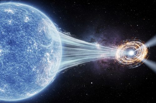 中子星怎麼「吸」走鄰星的氣體?XRISM 首次直接測到每小時 54 萬公里的落料
